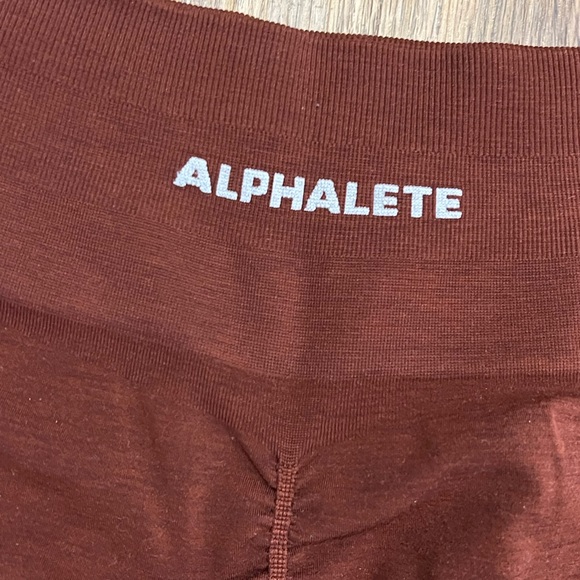 Alphalete amplify size small copper leggings original fabric - Picture 3 of 4